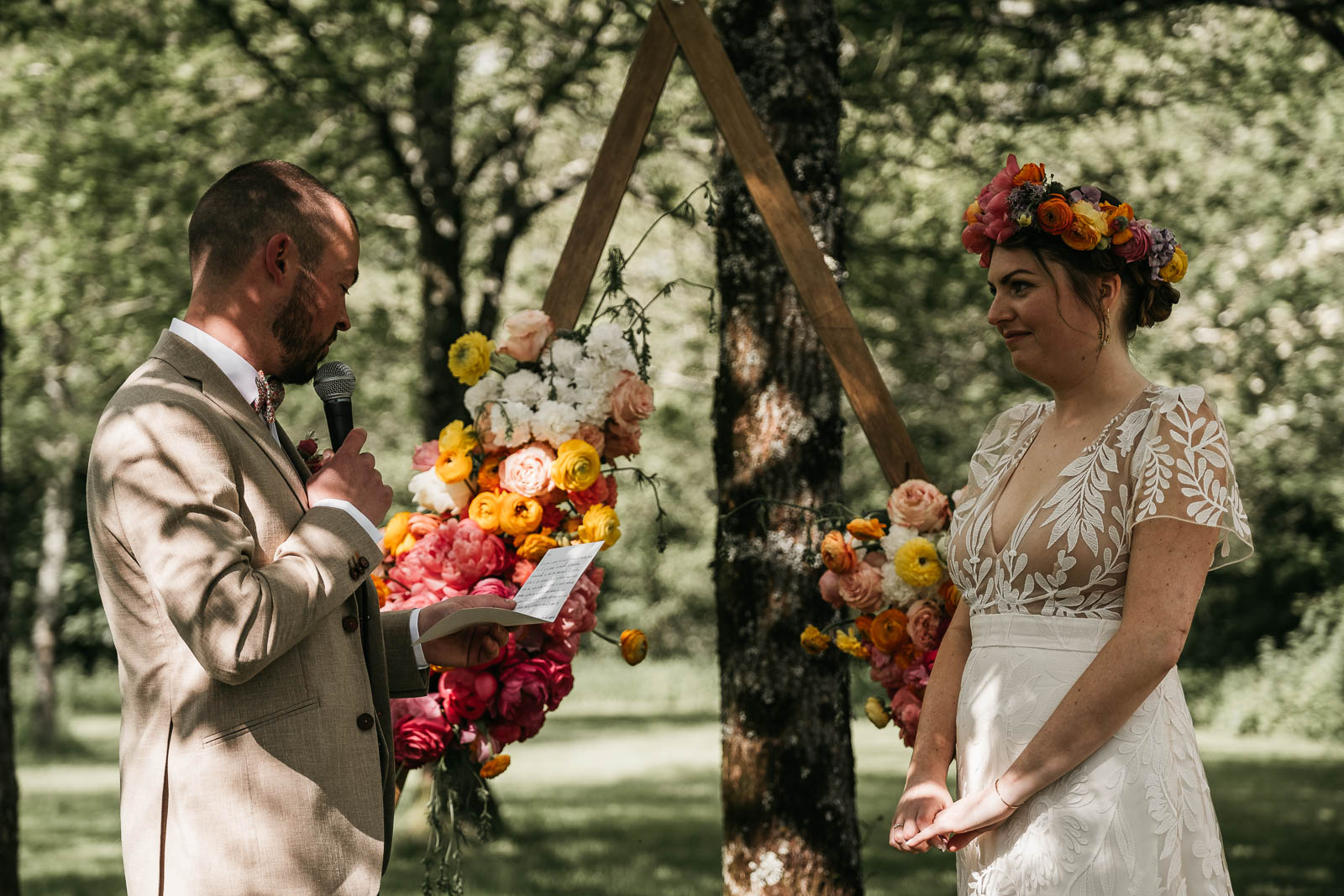 photo mariage Cérémonie laïque au Manoir Ste Marie Mariage