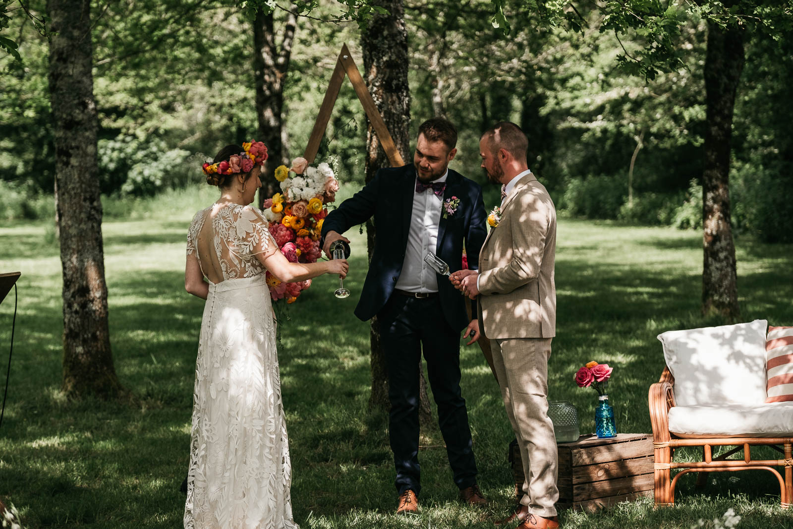 photo mariage Cérémonie laïque au Manoir Ste Marie Mariage